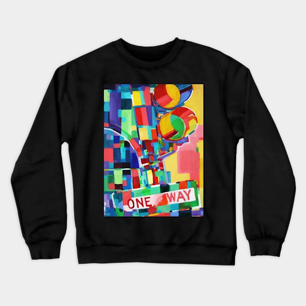 street of life Crewneck Sweatshirt by hairulsahak